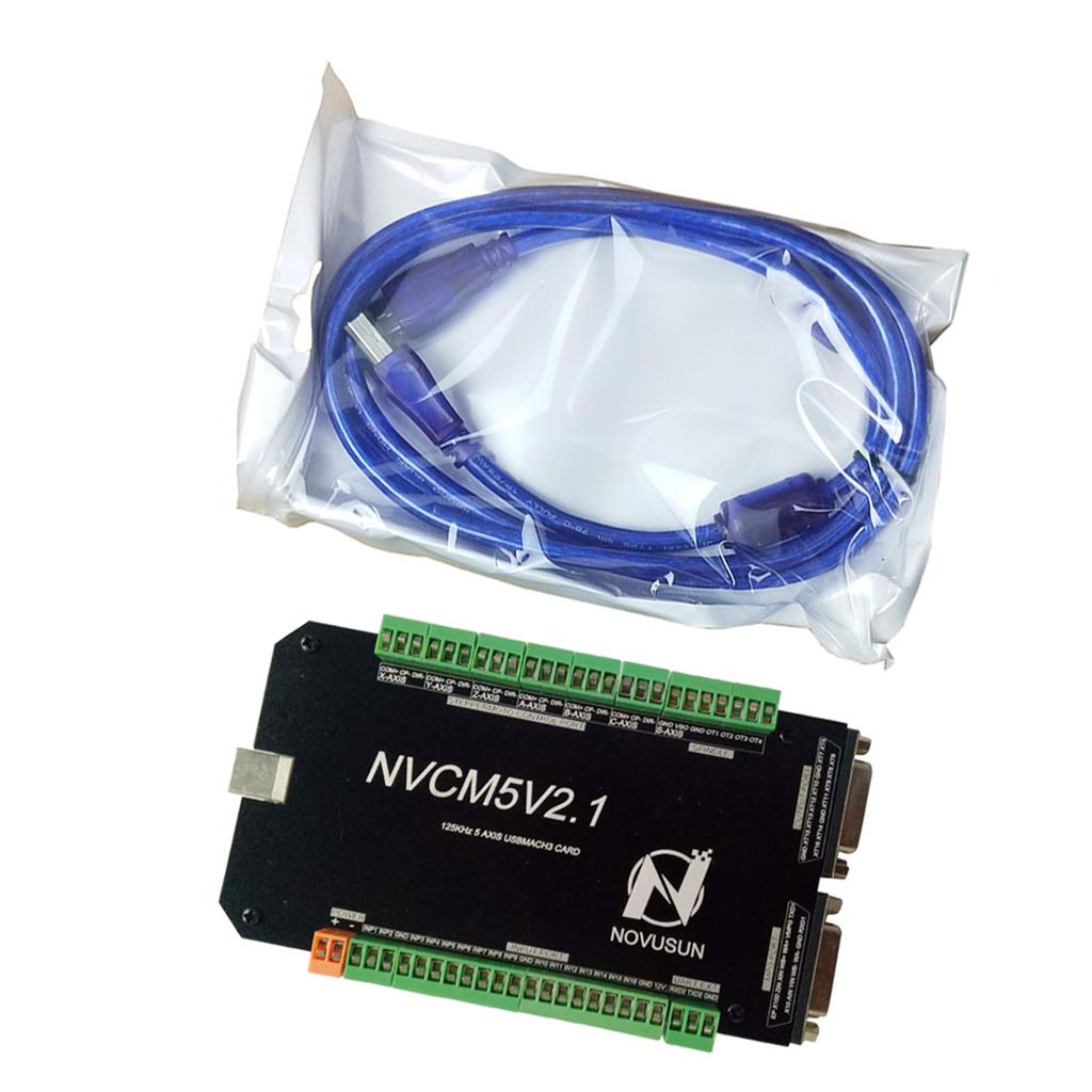 USB MACH3 125Khz Motion Controller Card Breakout Board for CNC Engraving 5 Axis