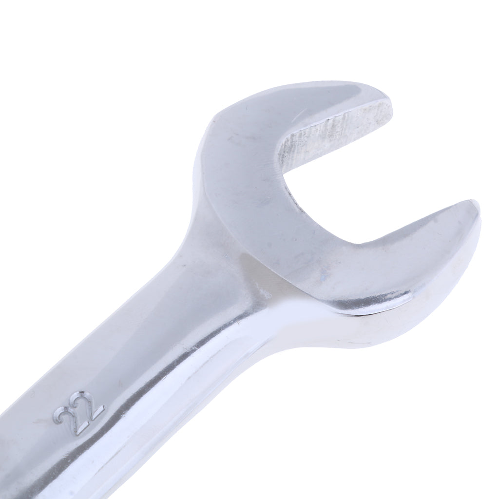 19mm/22mm Adjustable Ratcheting Combination Wrench Socket Spanner Hand Tool