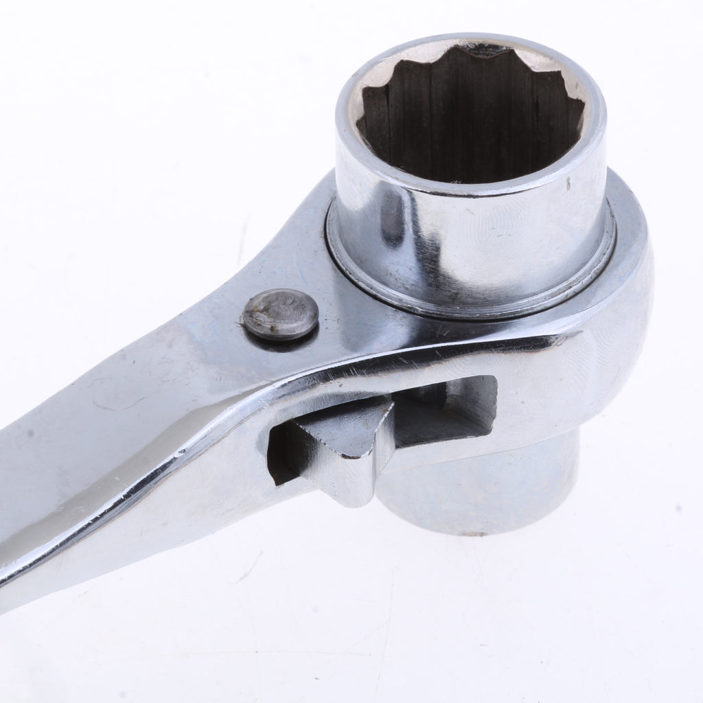 19mm/22mm Adjustable Ratcheting Combination Wrench Socket Spanner Hand Tool