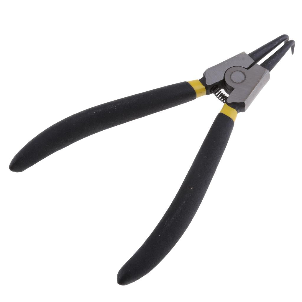 7 Inch Spring Loaded External Bent Circlip Plier Hand Tool