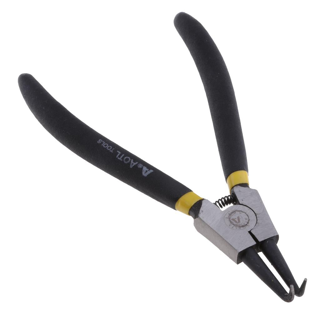 7 Inch Spring Loaded External Bent Circlip Plier Hand Tool