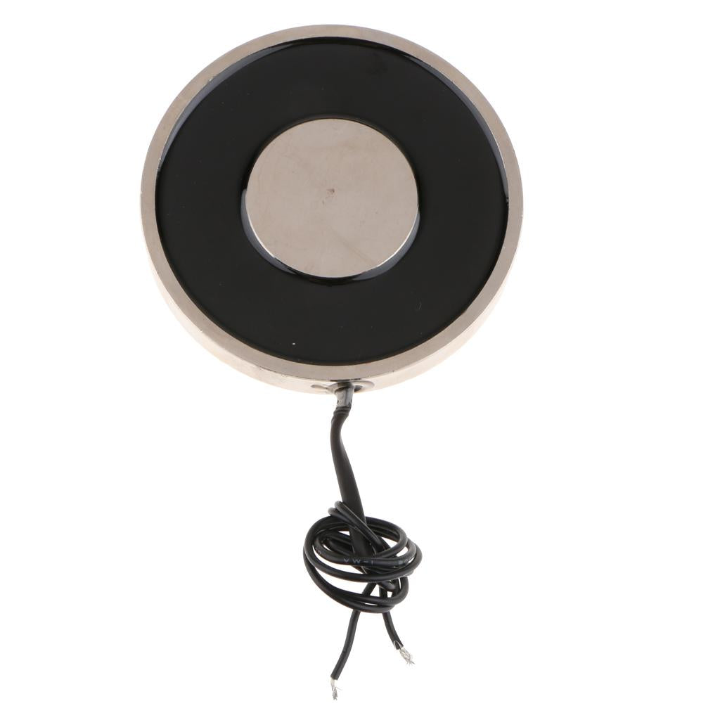 DC 24V Ultrathin Sucked Electric Lifting Holding Magnet Electromagnet P80 10