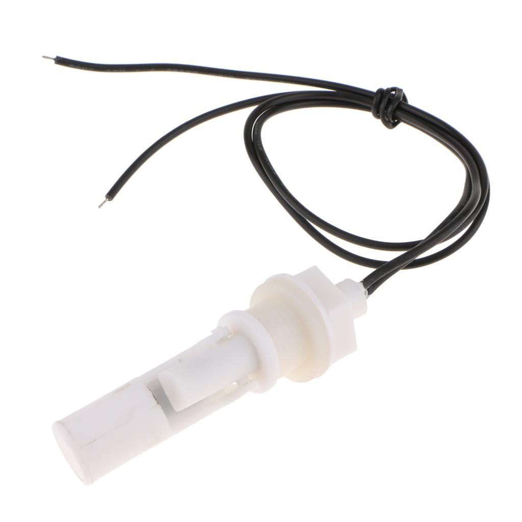 Liquid Water Level Sensor Horizontal Float Switch Tank Pool - White