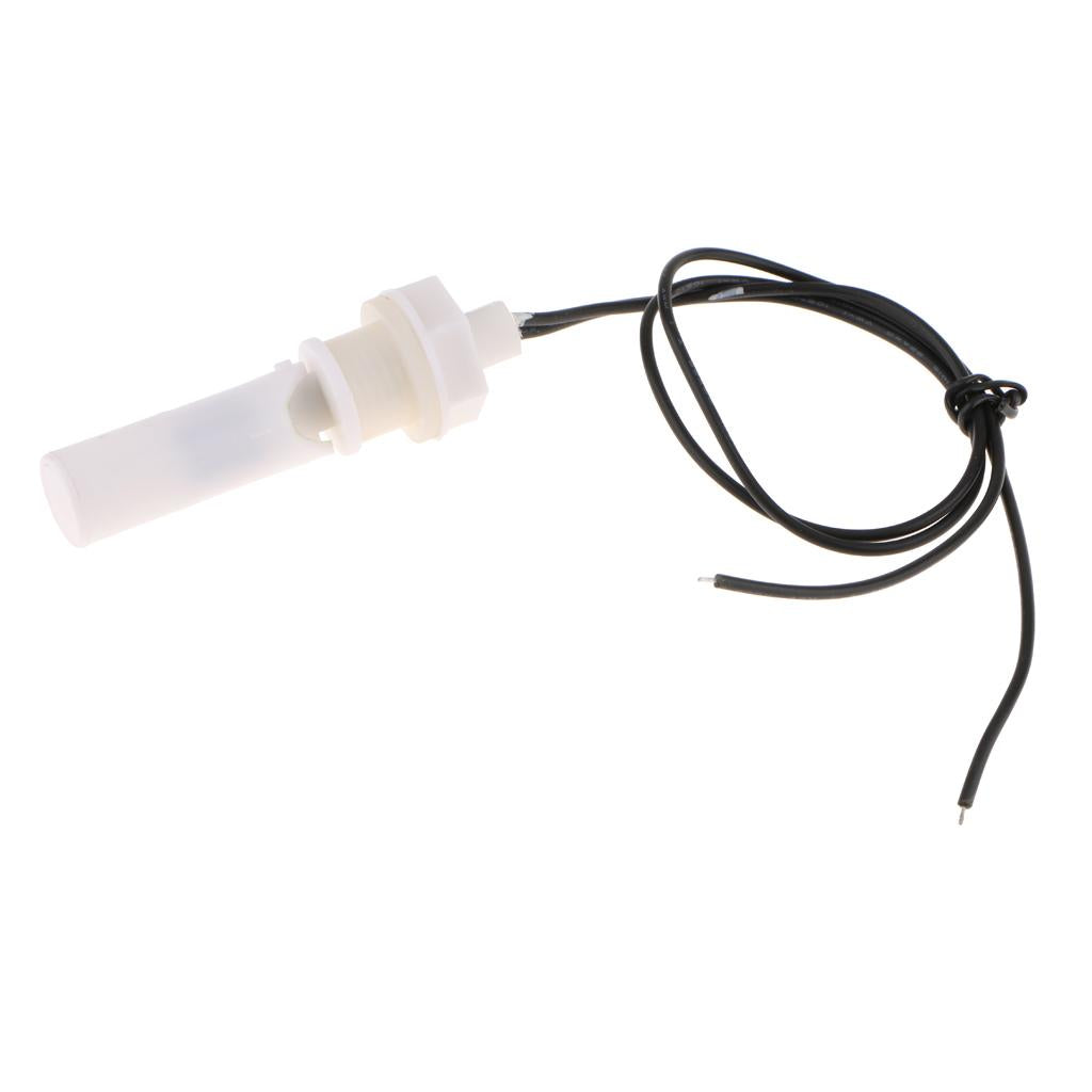 Liquid Water Level Sensor Horizontal Float Switch Tank Pool - White