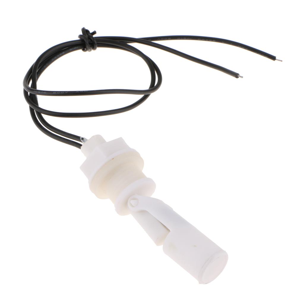 Liquid Water Level Sensor Horizontal Float Switch Tank Pool - White