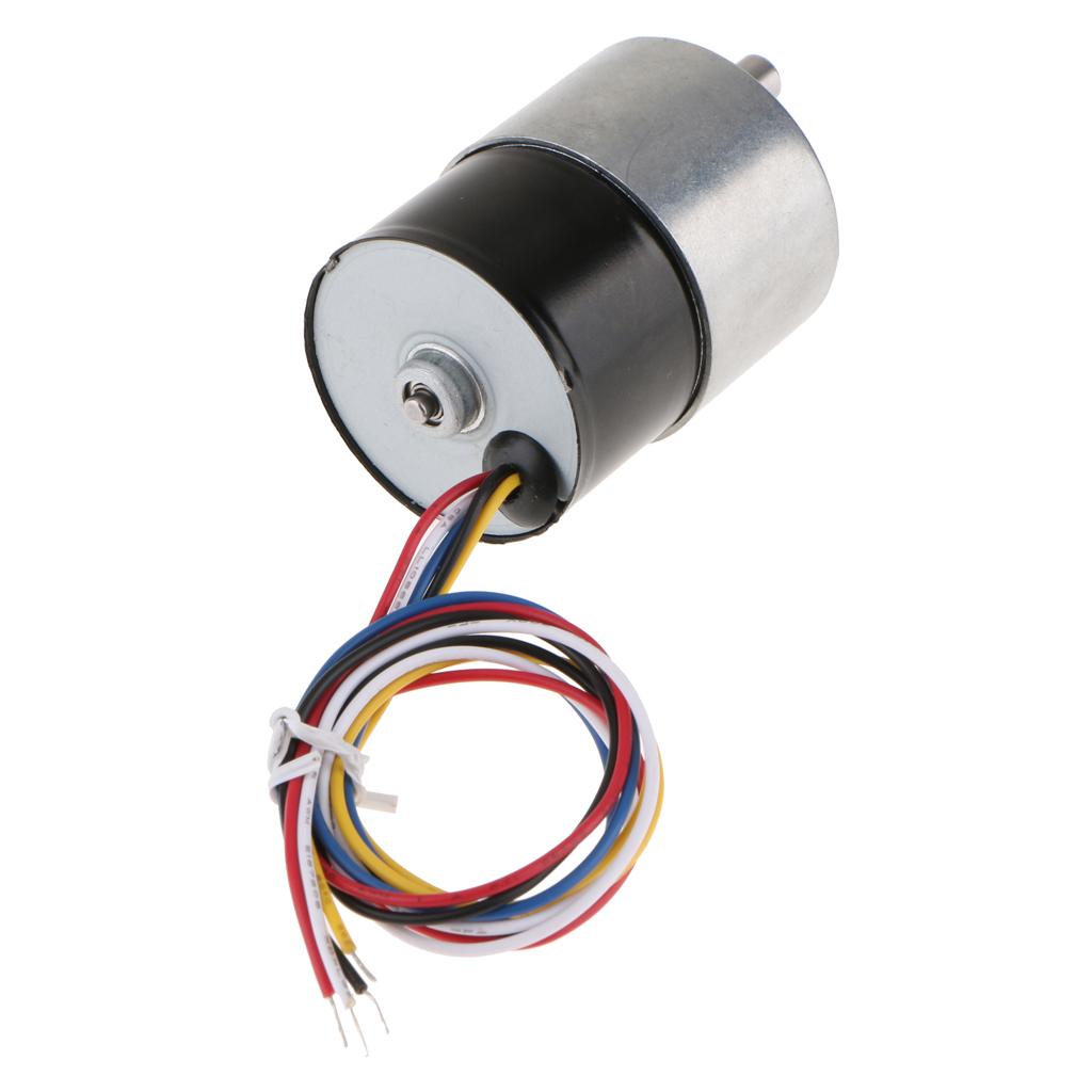 12V DC Mini Brushless Gear Motor Speed Reduction Gearbox 66rpm