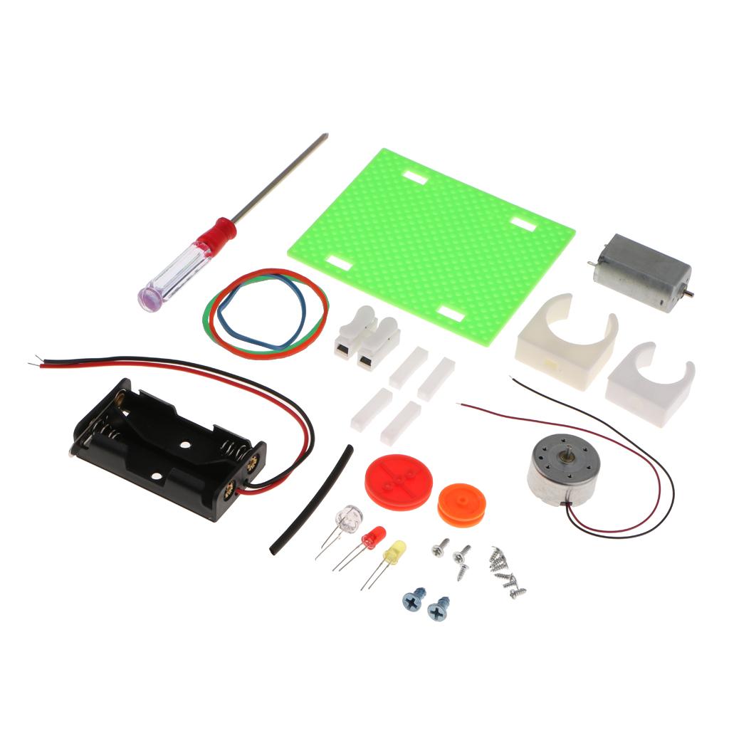 DIY Technology Science Kits Electric Motor Kit Smart Car Assembly Model Toy