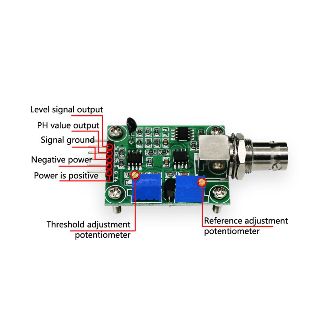Liquid PH Value Detection Sensor Module PH Monitoring Control