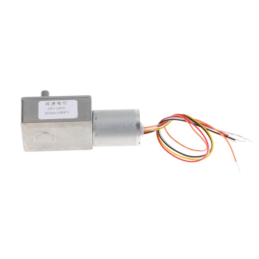 DC 12V Reversible High Torque Turbo Worm Geared Motor Self-Locking 150RPM