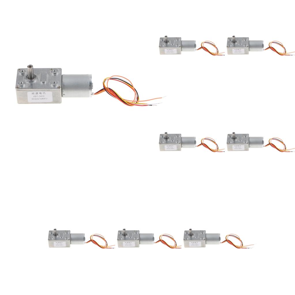 DC 12V Reversible High Torque Turbo Worm Geared Motor Self-Locking 150RPM