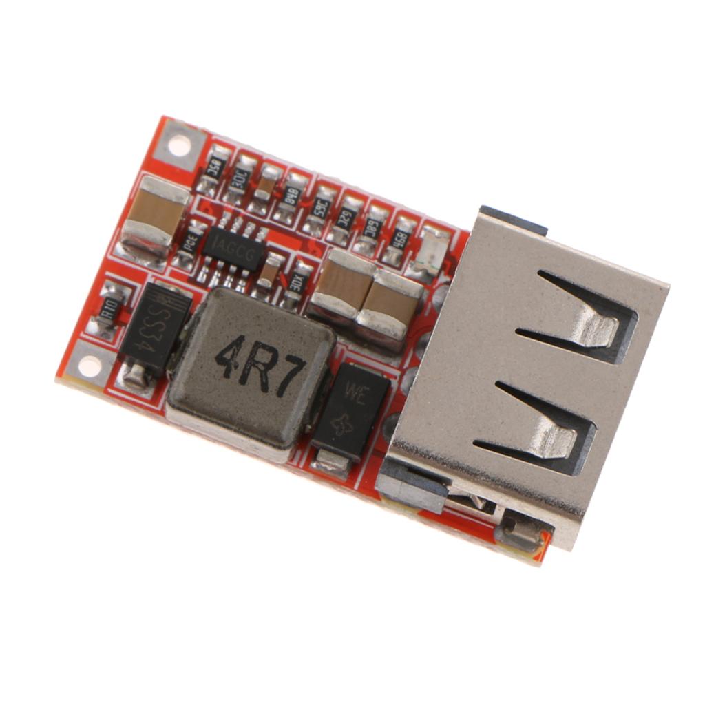 6-24V 12V 24V to 5V 3A DC-DC Step-down Module Car USB Phone Charger
