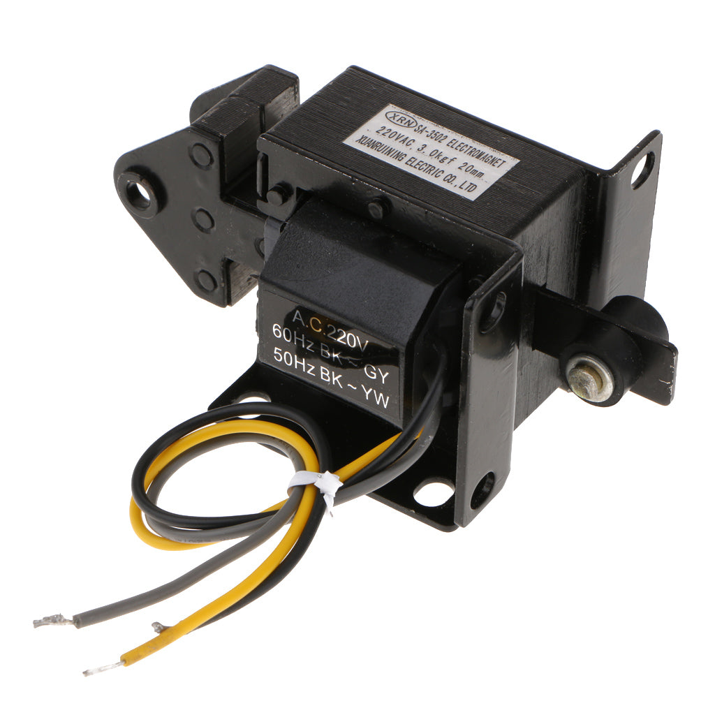 SA-3502 AC Tractive Solenoid Type Electromagnet 220VAC Tubular Solenoid