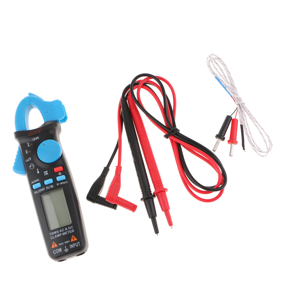 Digital Clamp Meter Multimeter AC/DC Voltmeter Current Resistance Tester RMS