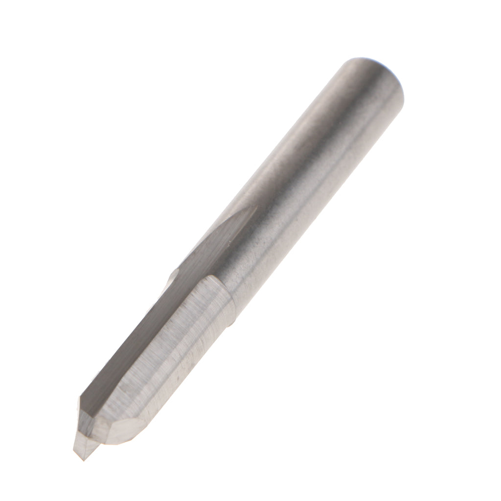 6mm Shank Double Flutes CNC Router Bits Straight Engraving Cutters 17mm