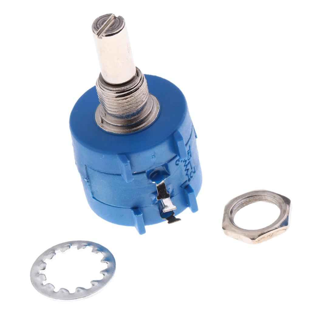 3590S-2 10K 10 Turns Wirewound Potentiometer Adjustable Resistor 2W 5%