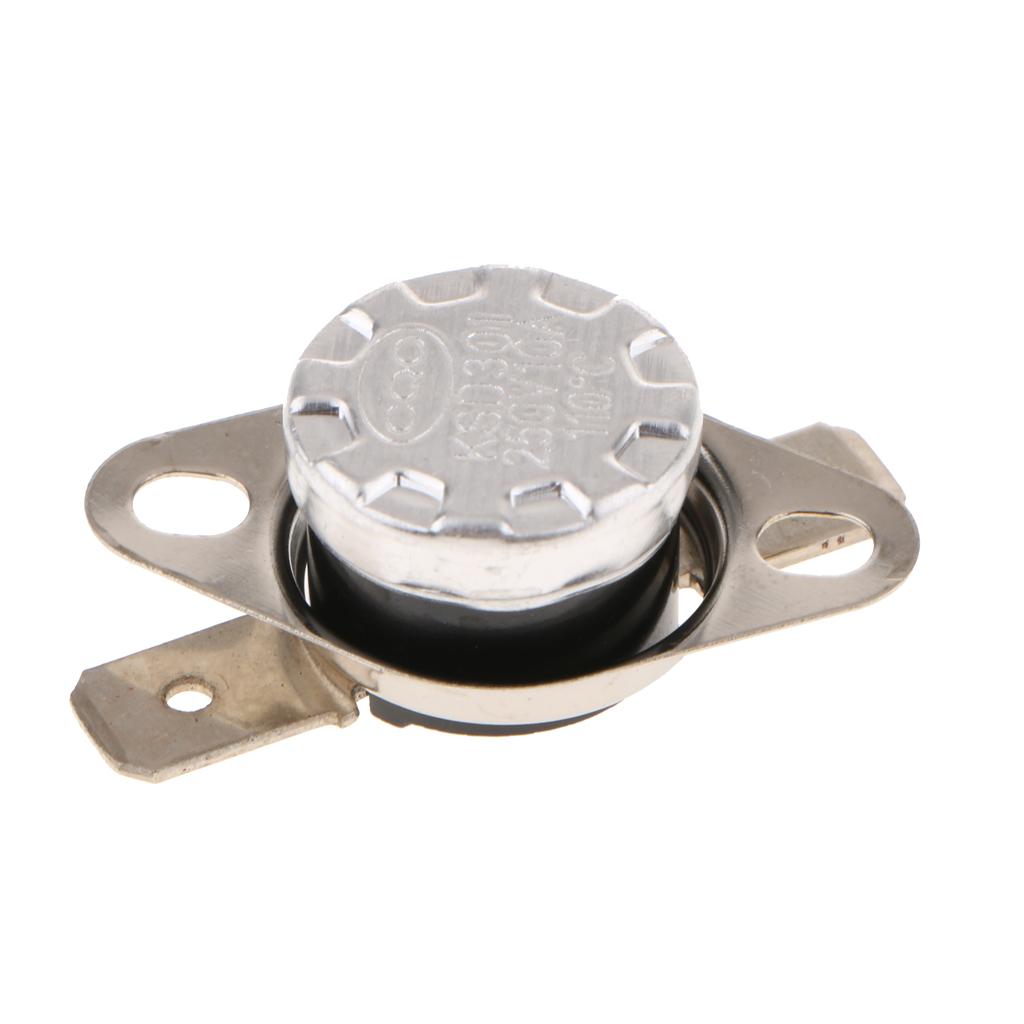 5 Pieces KSD301 110-140 Celsius Normal Open Temperature Switch 10A 250V 110℃