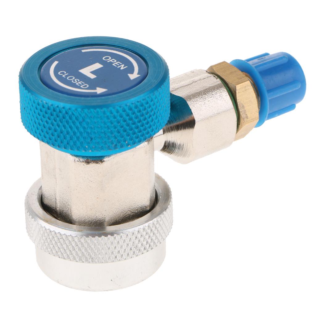 AC R134A Quick Connector Adapter Coupler Auto Manifold Gauge Thread Joint