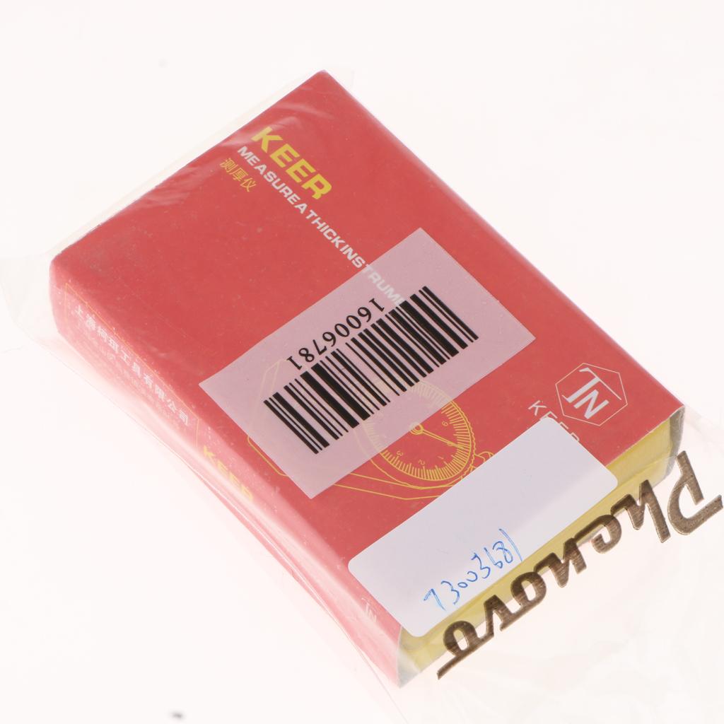 Dial Thickness Gauge Tester 0-10mm / 0-20mm Pointed / Flat Head Metal 0-10 Pointed