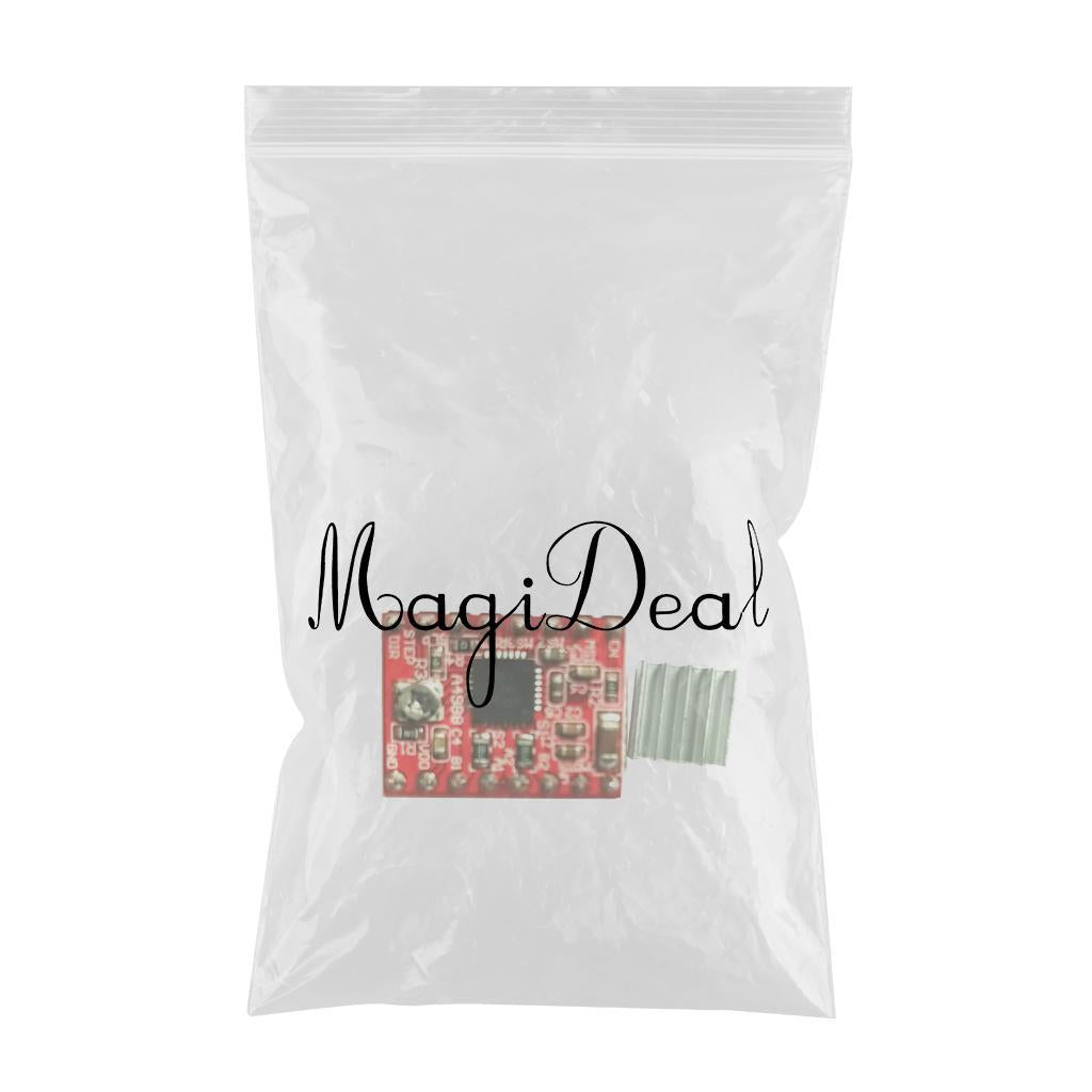 A4988 Stepper Motor Driver Module Board for 3D Printer CNC + Heat Sink Red