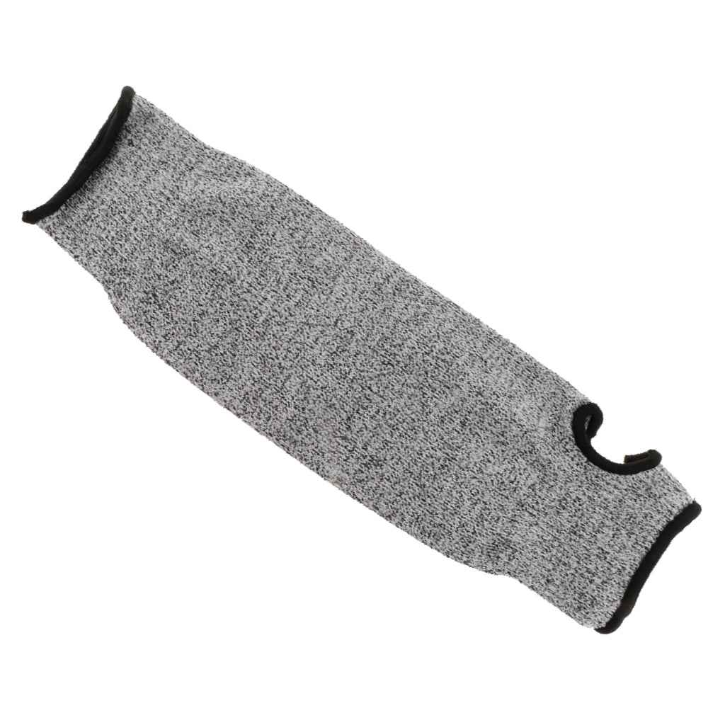 1 Piece Cut Resistant Sleeves Level 5 Protection Slash Resistant Sleeves with Thumb Slot Helps Prevent Scrapes Skin Irritations UV-Protection
