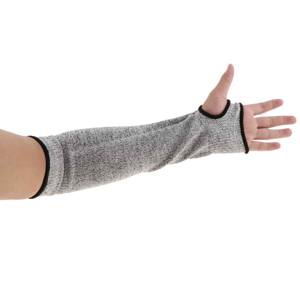 1 Piece Cut Resistant Sleeves Level 5 Protection Slash Resistant Sleeves with Thumb Slot Helps Prevent Scrapes Skin Irritations UV-Protection