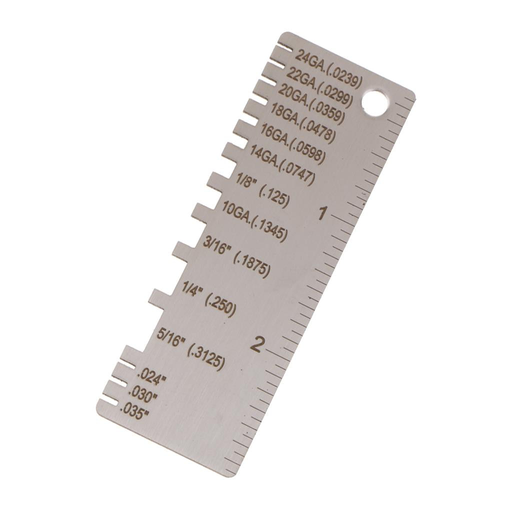 Thickness Gauge Fillet Weld Ruler Weld Seam Tester Weld Thickness Ruler Tool