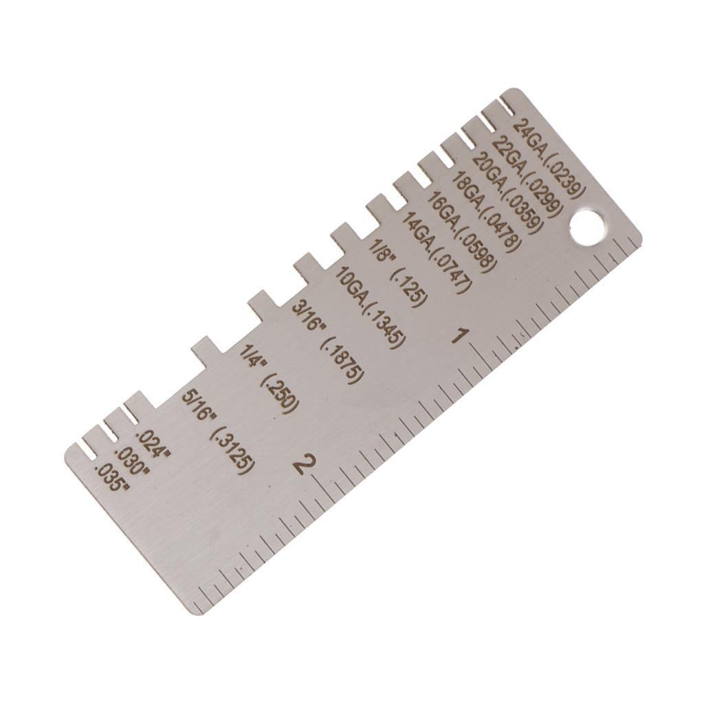 Thickness Gauge Fillet Weld Ruler Weld Seam Tester Weld Thickness Ruler Tool