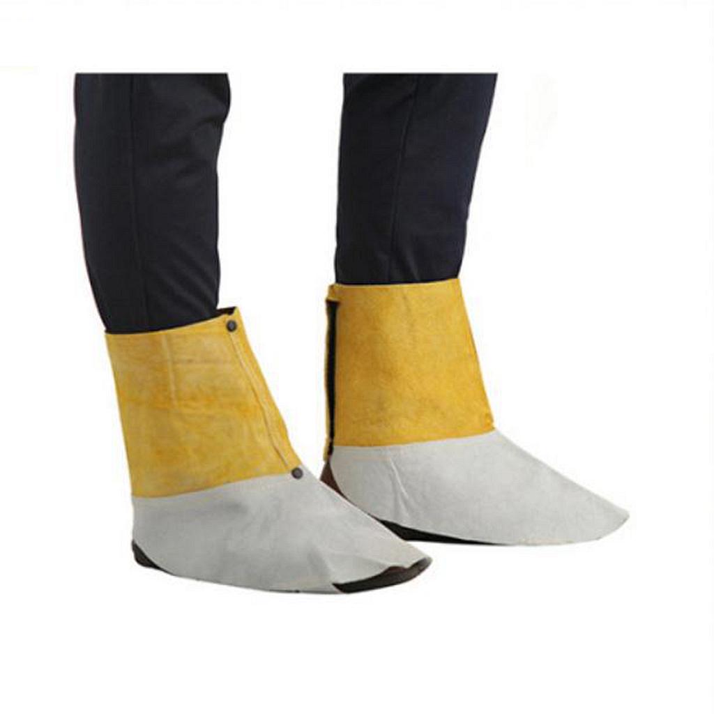 1 Pair Shoes Cover Welding Protective Gear Flame Resistant Leg Protector