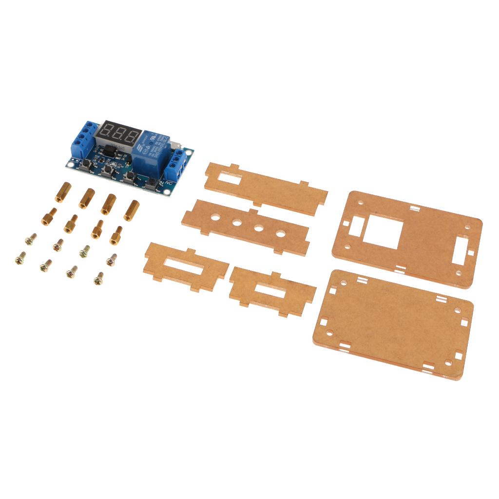 6-30V Adjustable Relay Timer Cycle Module Switch Trigger Time Delay Circuit