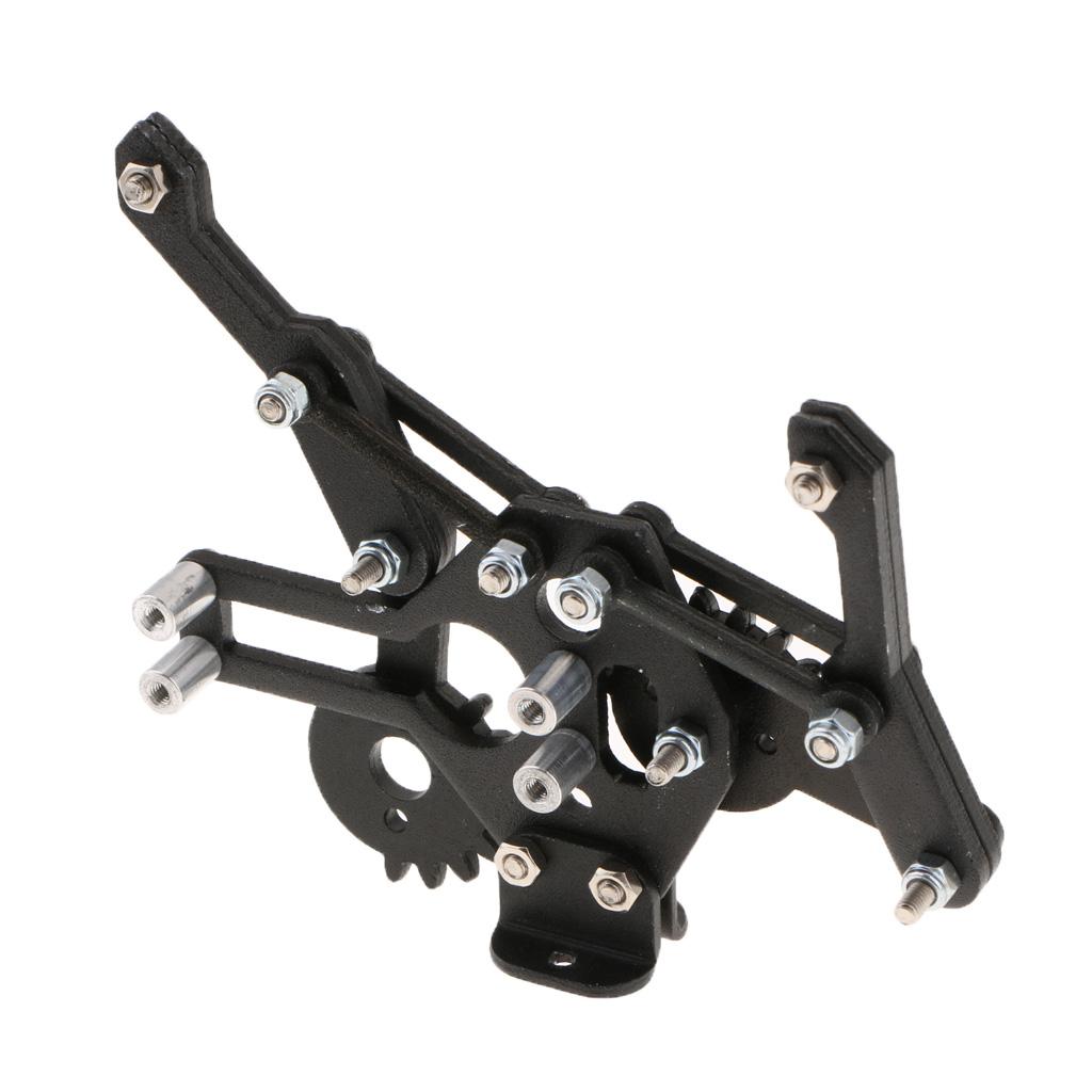 Manipulator Mechanical Arm Paw Gripper Clamp Kit For Robot Black