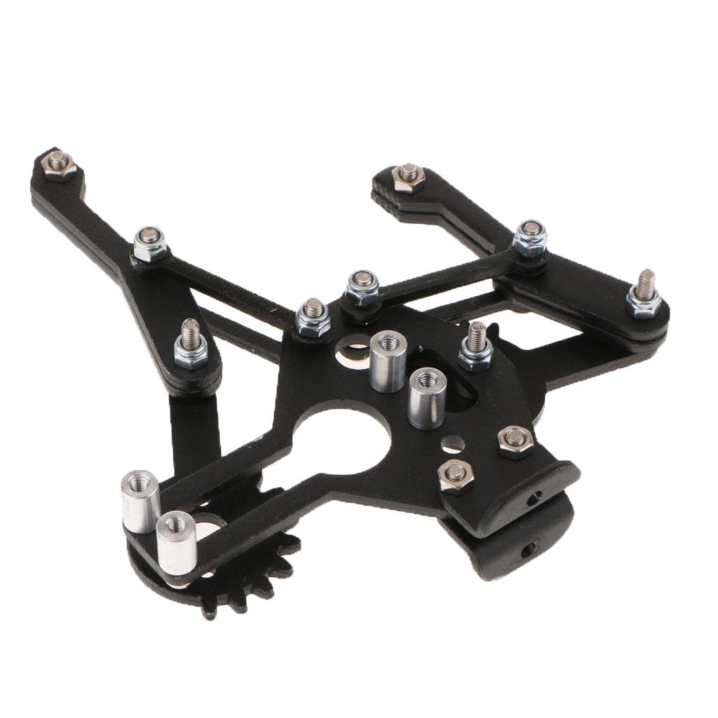 Manipulator Mechanical Arm Paw Gripper Clamp Kit For Robot Black