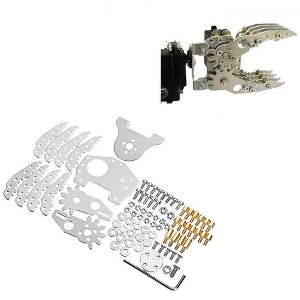 Stainless Steel 8DOF 8 Degrees of Freedom DIY Mechanical Robot Arm Claw Kit