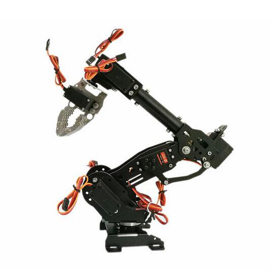 Stainless Steel 8DOF 8 Degrees of Freedom DIY Mechanical Robot Arm Claw Kit