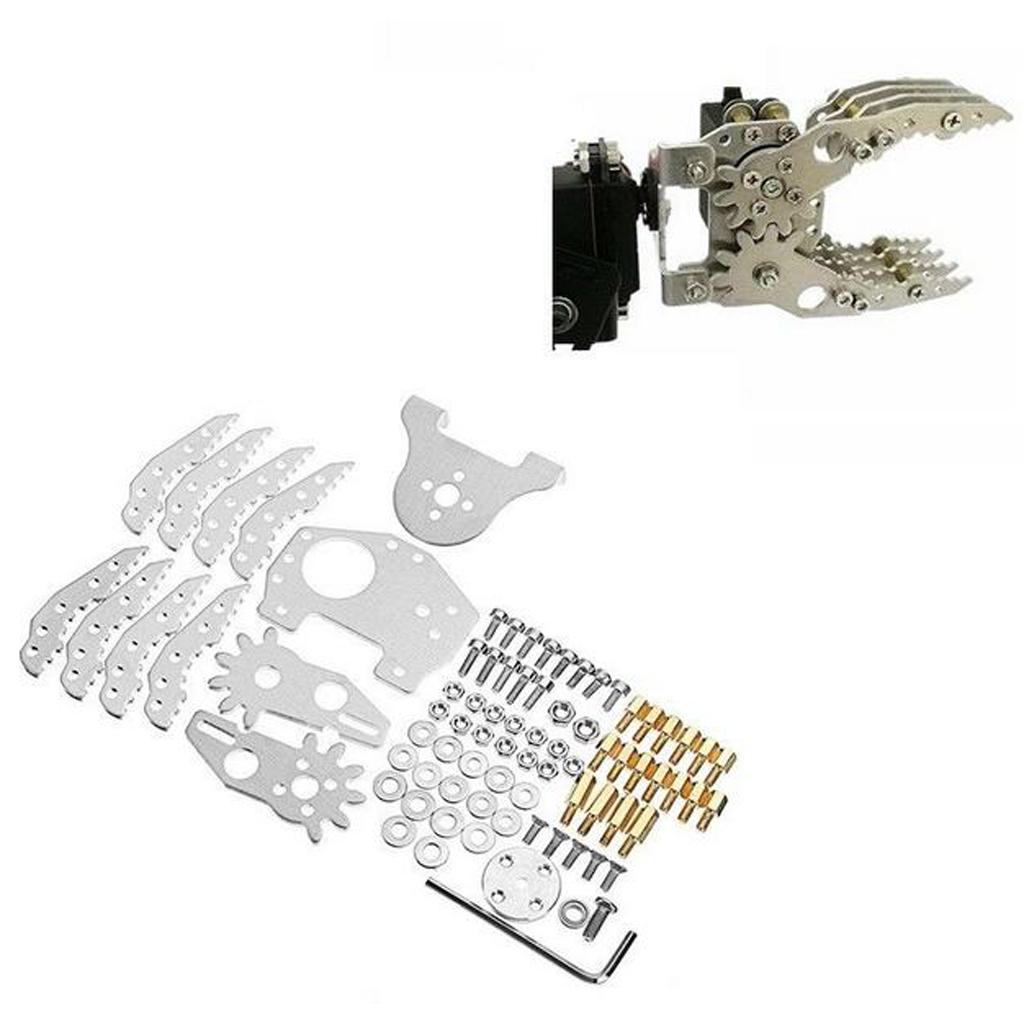 Stainless Steel 8DOF 8 Degrees of Freedom DIY Mechanical Robot Arm Claw Kit