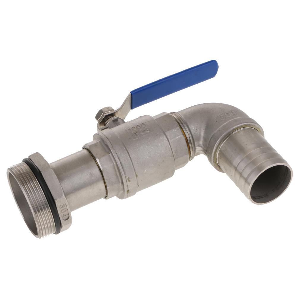 Ton Barrel Outlet Oil Mouth/Faucet 90 Degree 20mm Male Threaded 40.5MM