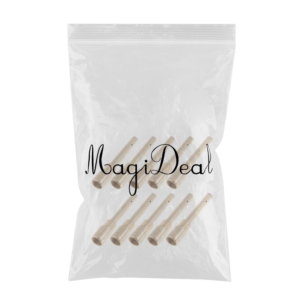 10Pcs Gas Shielded Weld Welding Welder Contact Gas Nozzle Brass Female