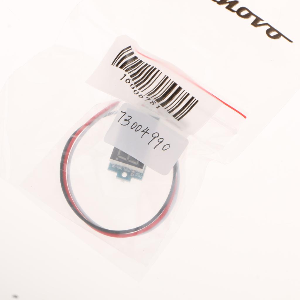 3 Wire DC3.5-30V Digital Volt Meter Car Motor 0.36'' LED Flashing+Buzzer+Red