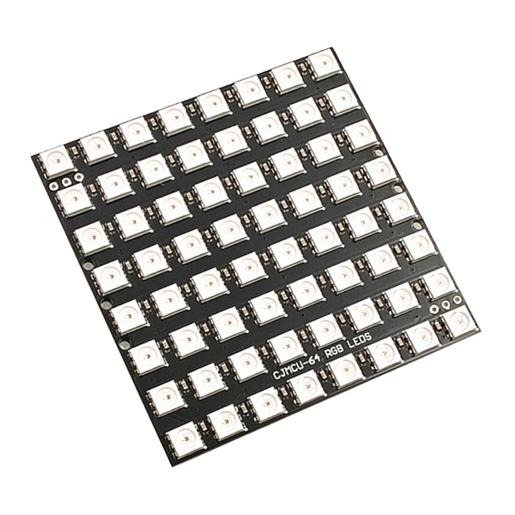 64 Bit WS2812 5050 Matrices LED RGB Full Color Module Board for
