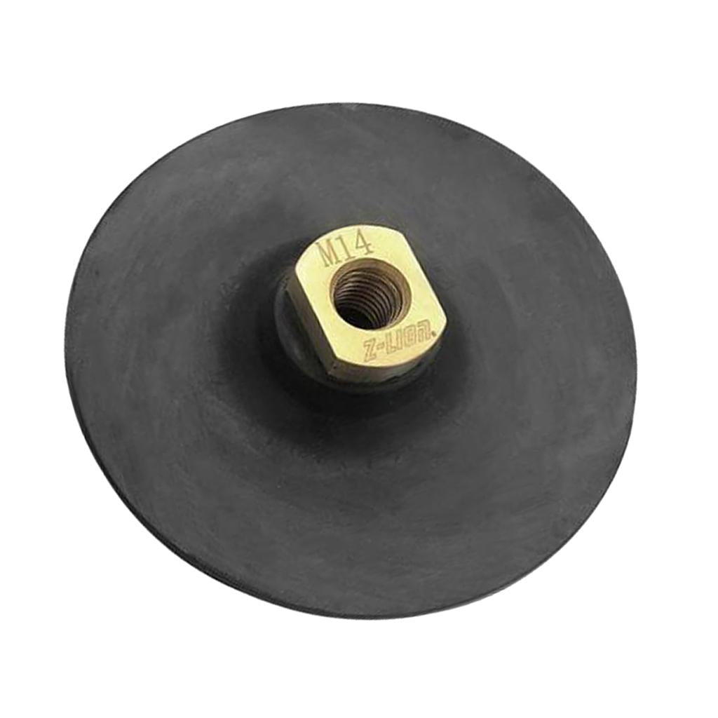 Rubber Back Holder / Soft Polishing pad for Diamond Polishing Pads 4inch M14