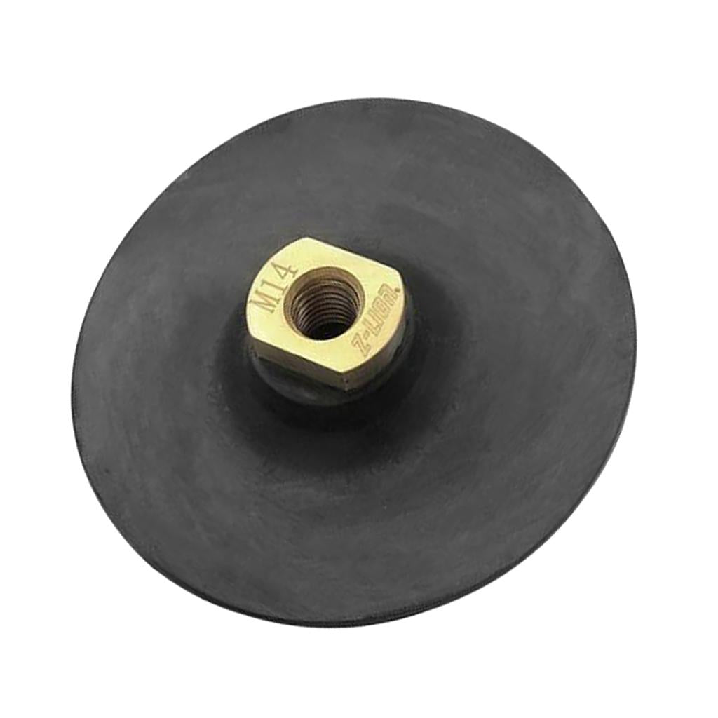 Rubber Back Holder / Soft Polishing pad for Diamond Polishing Pads 4inch M14