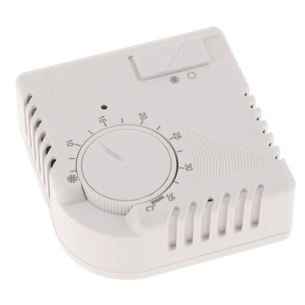 Floor Heating Manual Thermostat Air Condition Temperature Control Switch 10A