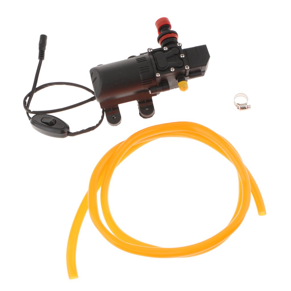 DC 12V 60W Motor High Pressure Single Head Diaphragm Water Pump 5.5L/Min