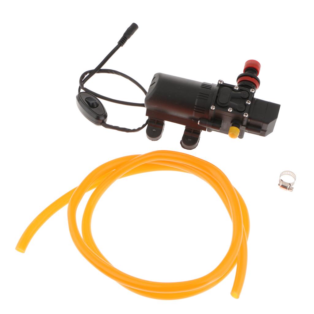 DC 12V 60W Motor High Pressure Single Head Diaphragm Water Pump 5.5L/Min