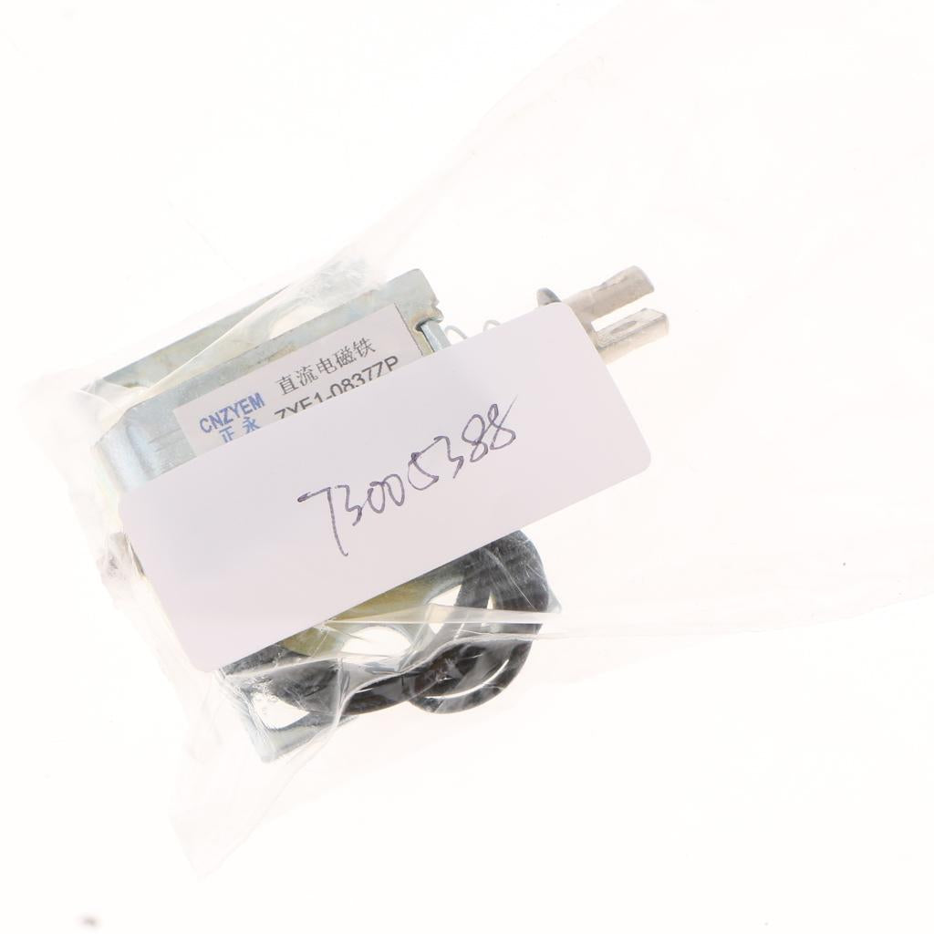 Push Type Open Frame Solenoid Electromagnet DC12V 10mm 0.8N