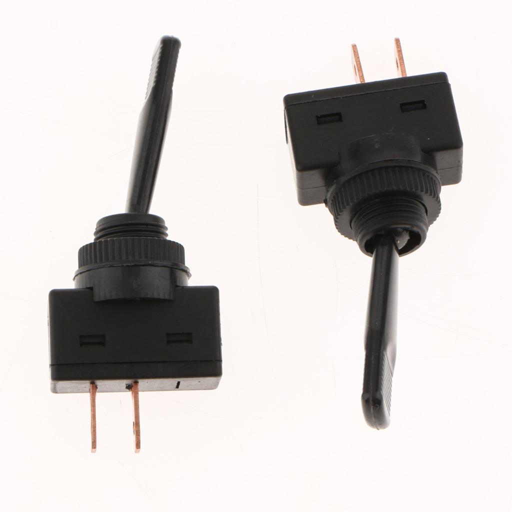 ASW-13D 2pin 12mm Car Toggle Switch 12V/20ADC 10A/125VAC