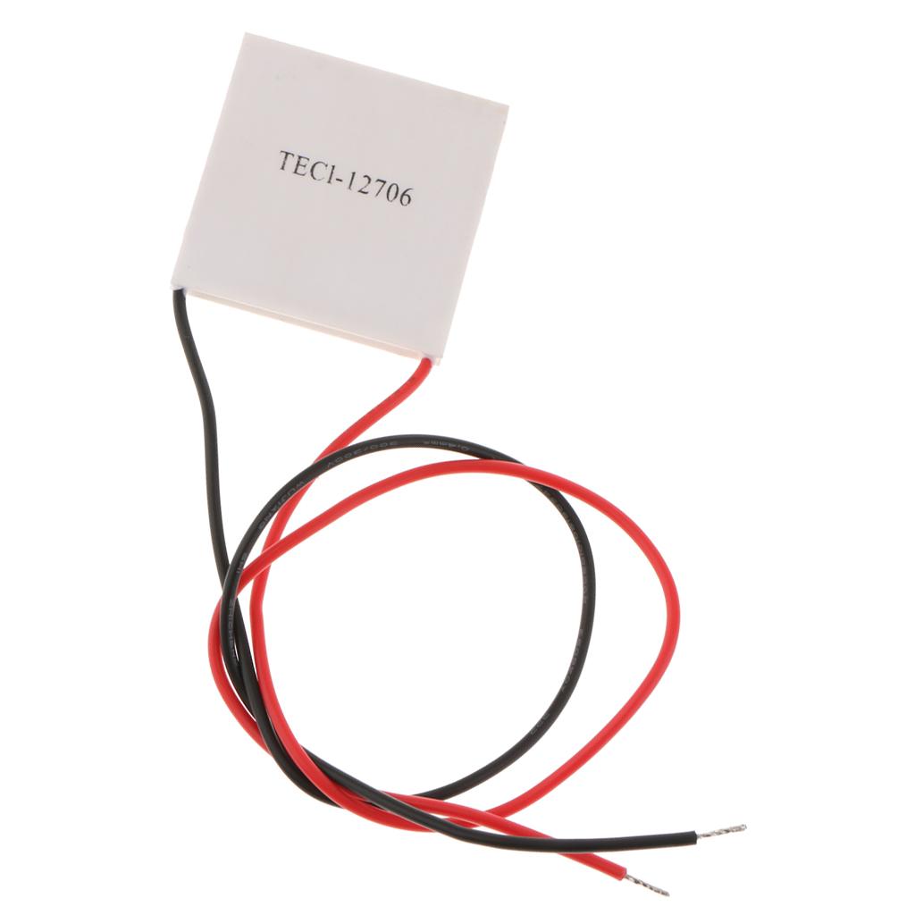 12V 4.5A Semiconductor Refrigeration Film Sheet Heatsink Peltier TEC1-12706