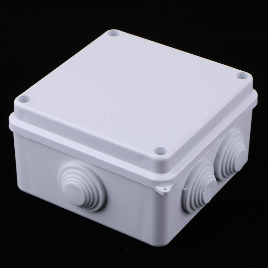 IP65 Waterproof ABS Plastic Enclosure Case Junction Box 100x100x70 mm