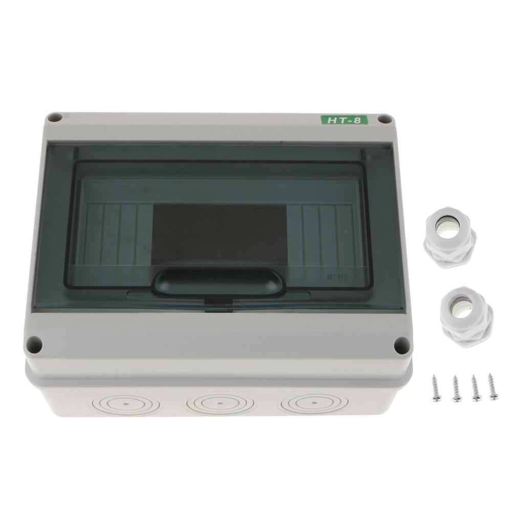 5 / 8 Ways Plastic Distribution Box for Circuit Breaker Indoor On the Wall 8WAYS