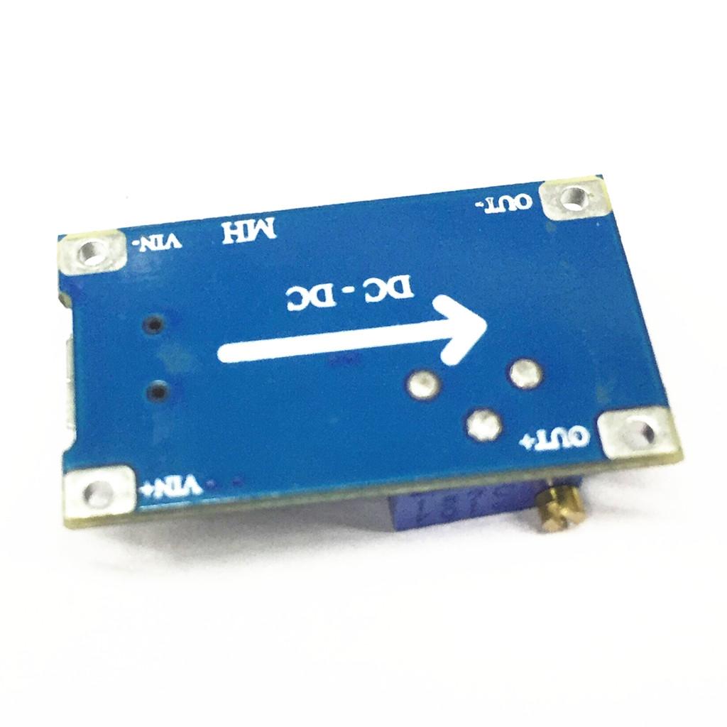 DC-DC Boost Converter 2-24V to 5-28V 2A Step Up Voltage Module