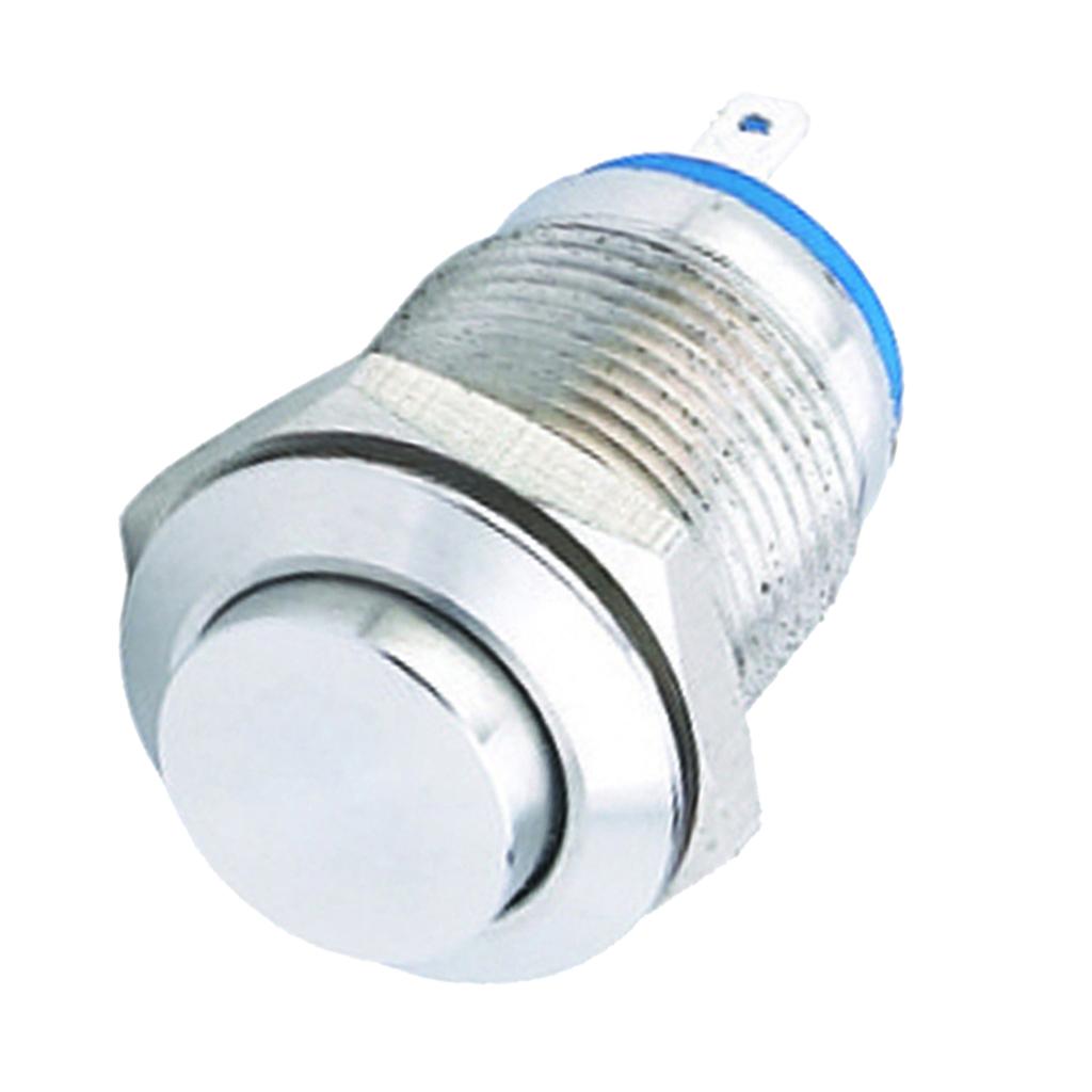 12mm 36V Latching Metal Push Button Switch High Head 3 PIN